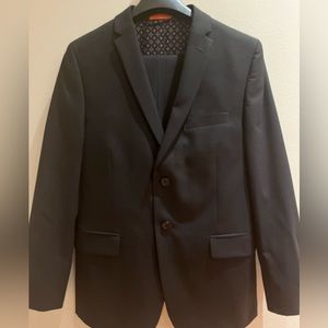 Boys black Tallia suit Jacket 16R / slacks 20R
